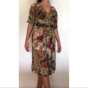 Boho Floral dress vintage